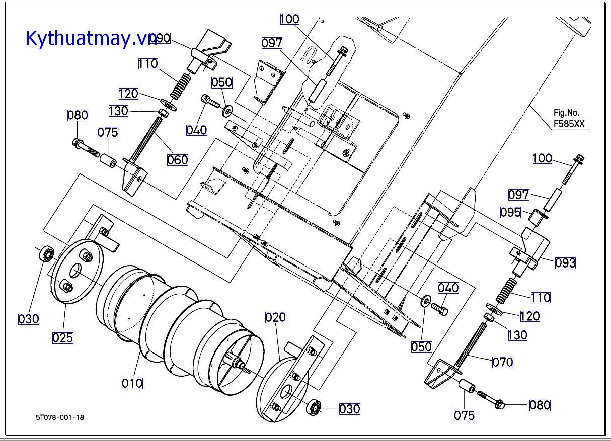 Trống ống dẫn nhỏ hơn 502204